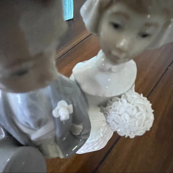 LLADRO “wedding” bride & groom with box in EUC VTG - Picture 13 of 14